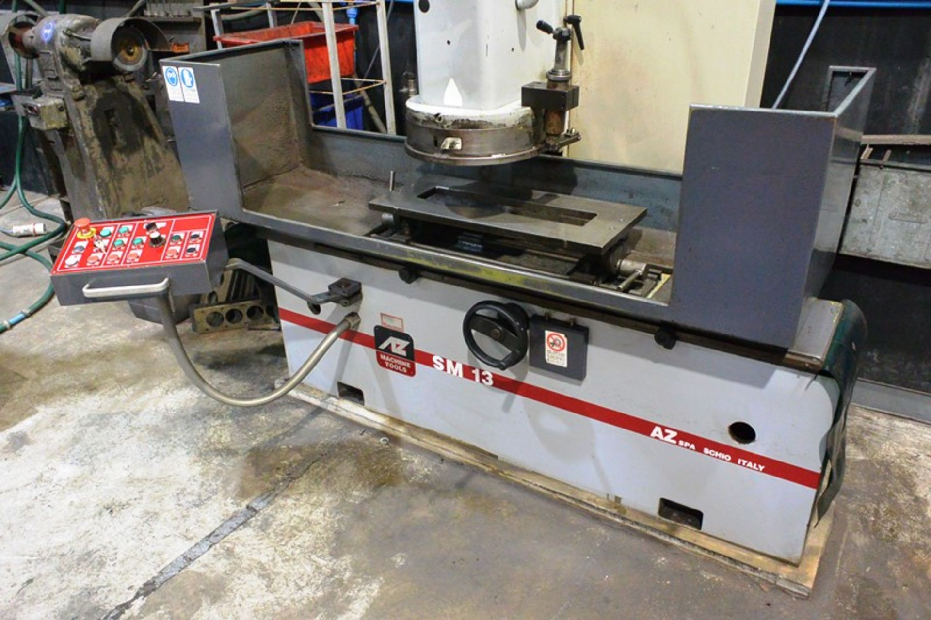 AZ SPA SM13 vertical spindle surface grinding machine, serial no. 1404 (2000) Max table traverse: - Image 2 of 8