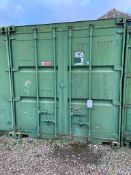 20ft shipping container (contents not included)