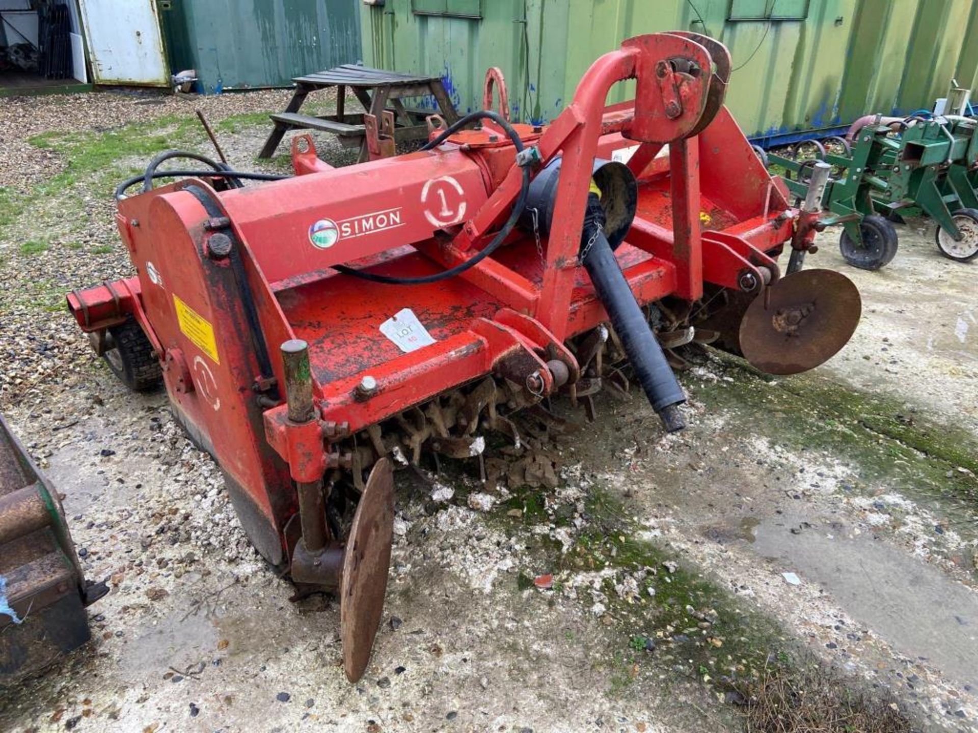 Machines Simon 5185 tractor mounted bedformer