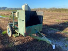 Chemical toilet trailer with hand wash station