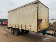 Vegcraft curtain sided agricultural trailer