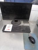 Novatech desktop PC, iiYama flat screen monitor, keyboard, mouse and Samsung Xpress M2825ND printer