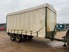 Vegcraft curtain sided agricultural trailer