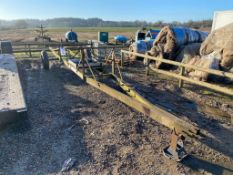 Irrigation pipe trailer