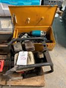 AEG steel tool box and assorted out of commission power tools and North Star 2500PPW generator
