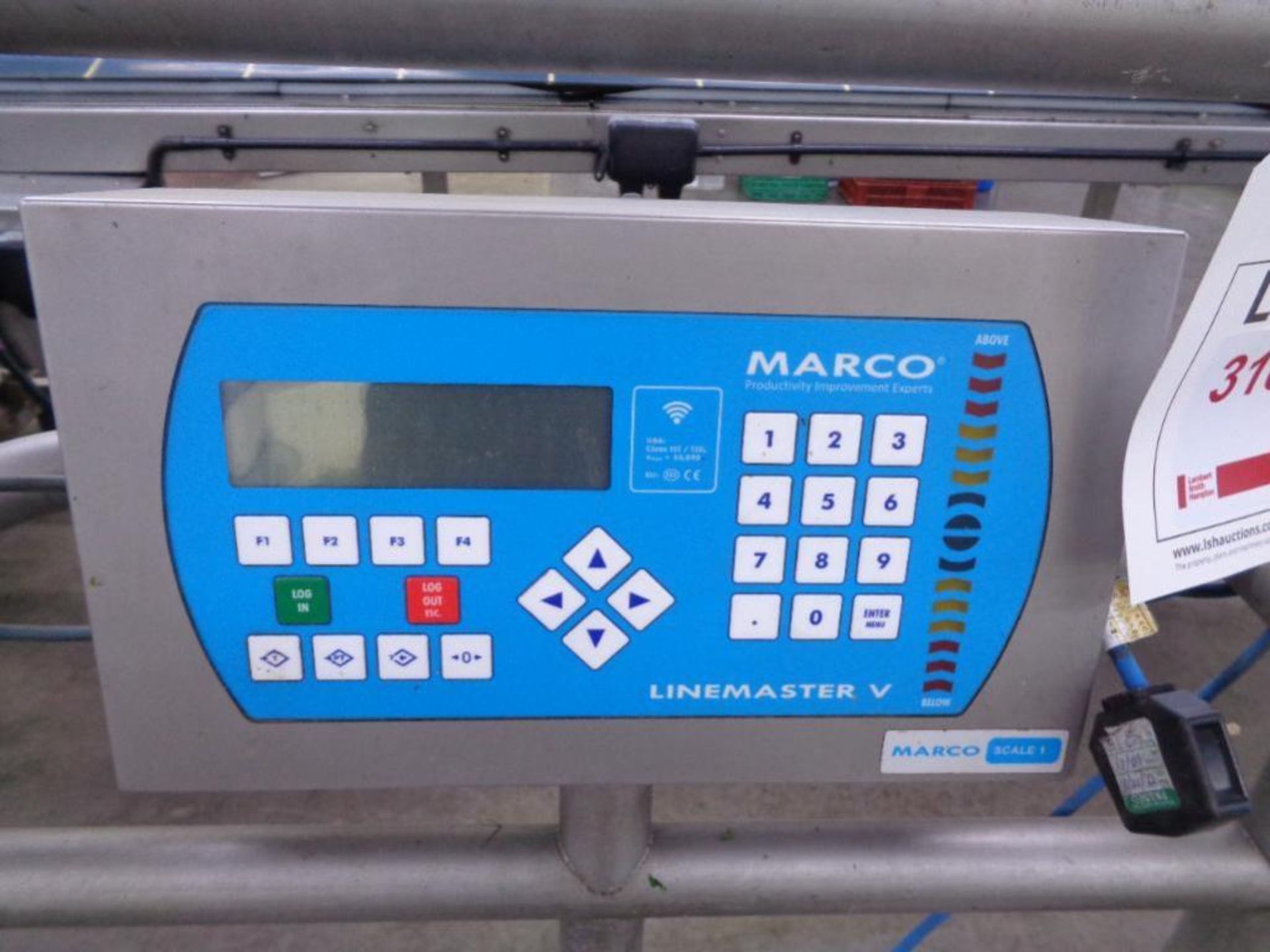 Marco Linemaster V D103471 stainless steel product weigh scales - Image 2 of 4