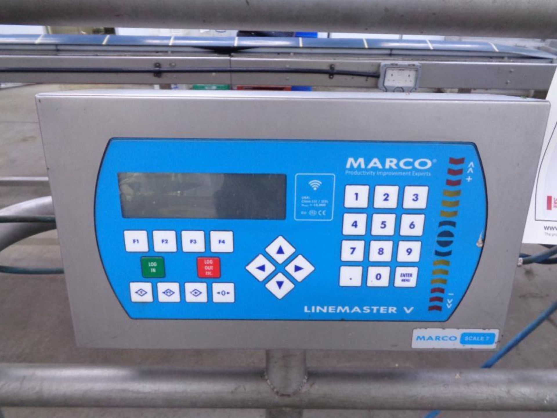 Marco Linemaster V D112540 stainless steel product weigh scales - Image 2 of 4