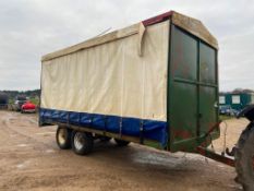 VHS curtain sided agricultural trailer