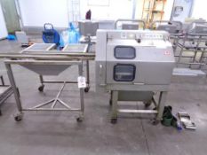 Kronen GS10 stainless steel mobile through feed product cutting machine