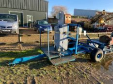 Chemical toilet trailer with hand wash station