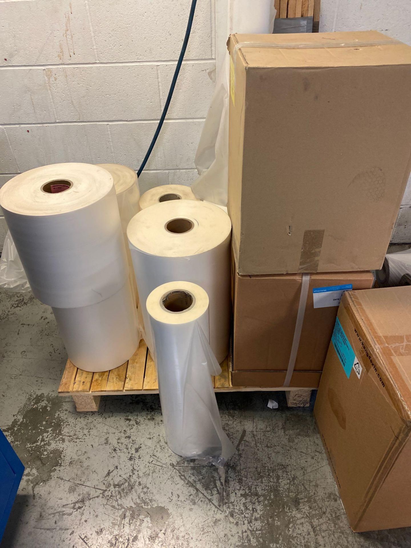 Two pallets comprising used and unused Rolls of lamination film - Image 2 of 3