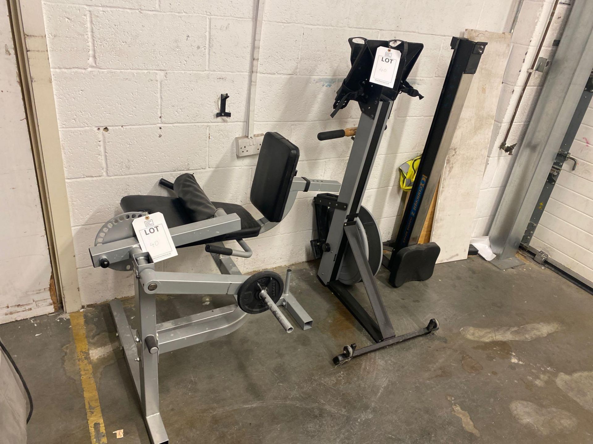 Fitness equipment to include Life fitness 9100 life cycle, life fitness 9500 light step, rowing - Image 6 of 6