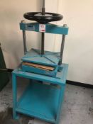 CMC Menkar type MEN4080 book press serial number 14.148.0 1.14