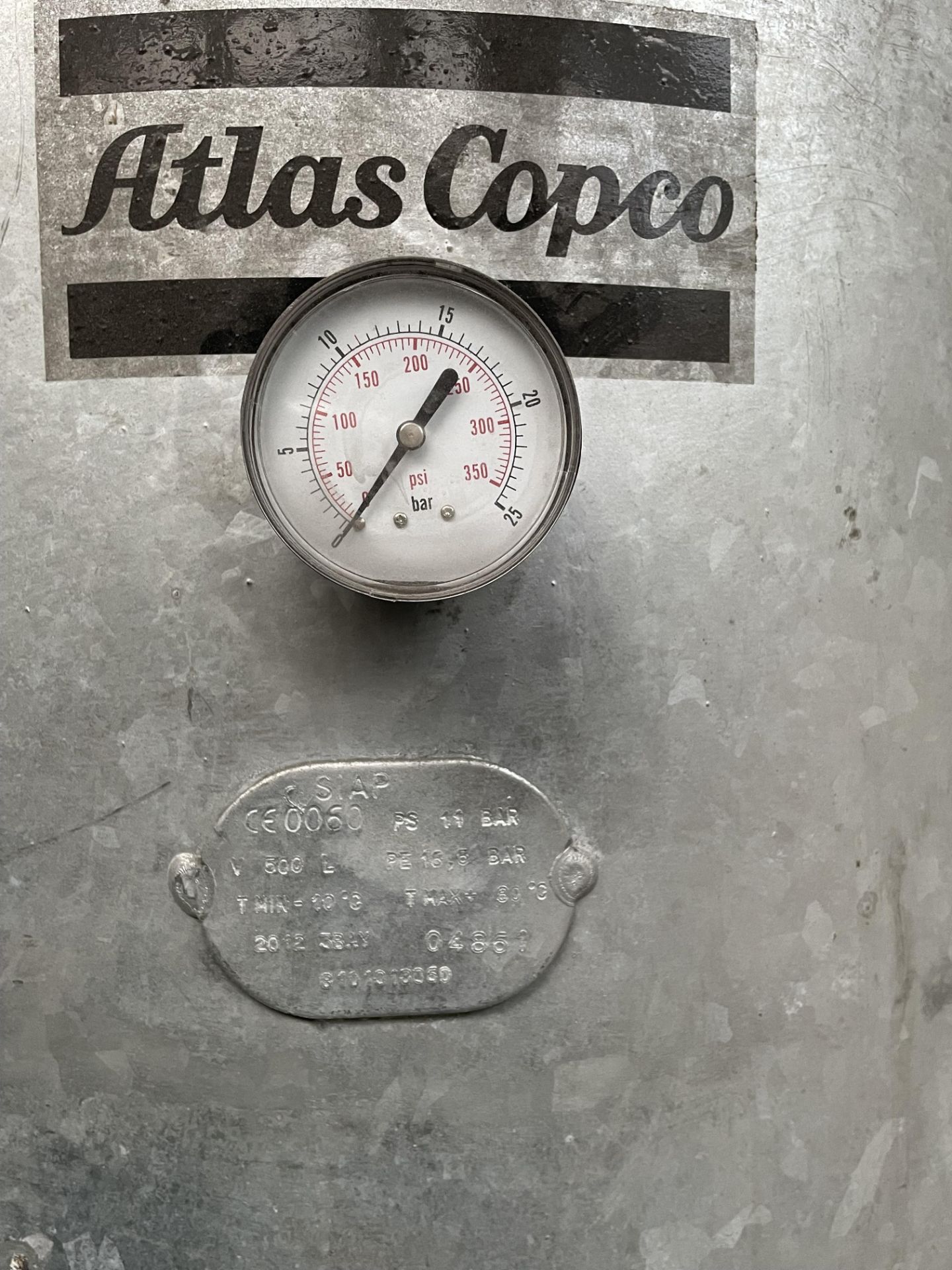 Atlas Copco air receiver - Image 3 of 4