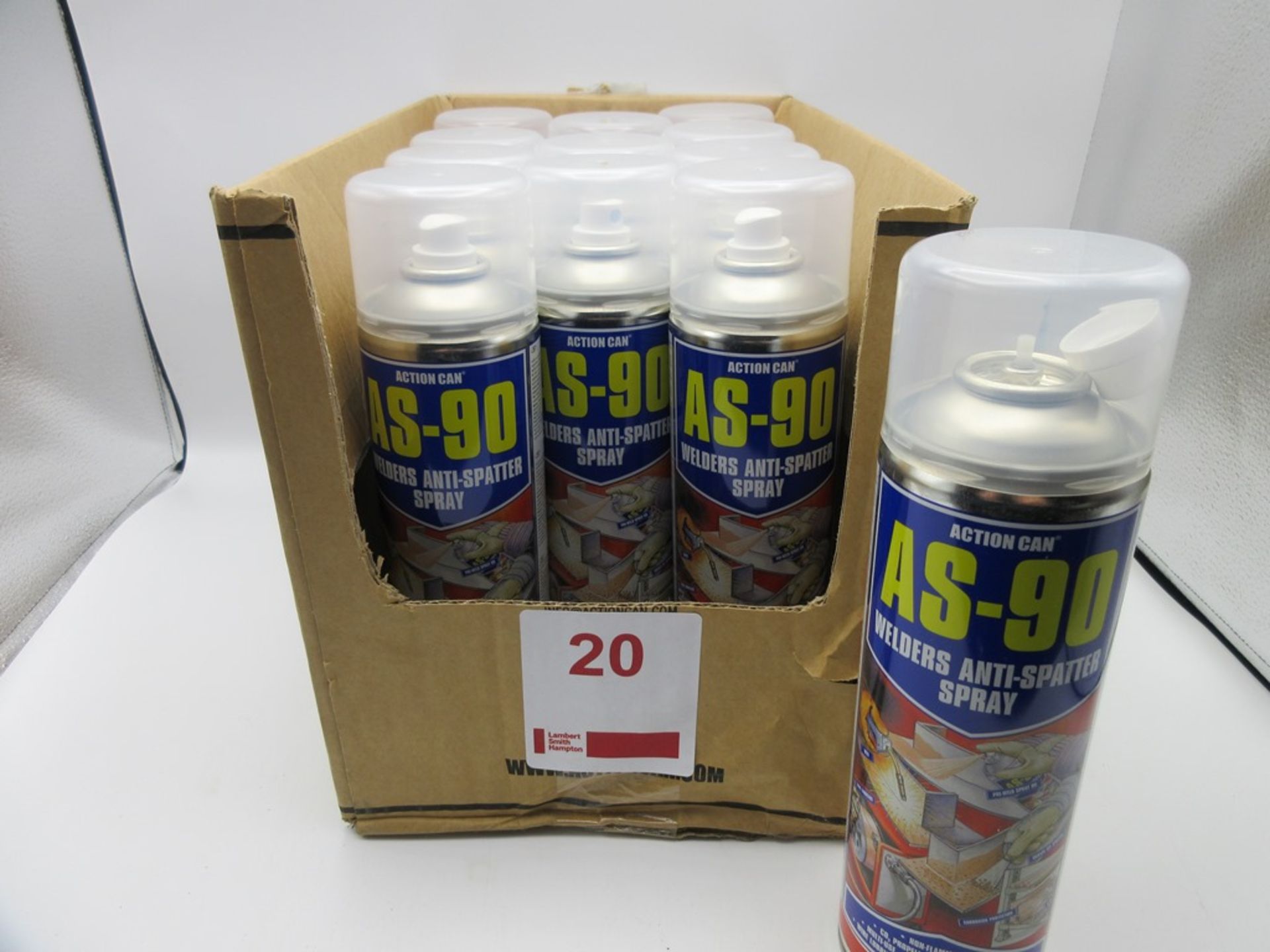 AS-90 Welders anti-spatter spray cans, 12 off