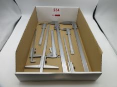 Box verniers (6 x verniers and 2 x depth gauges)
