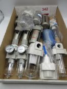 Box pneumatic filter regulators