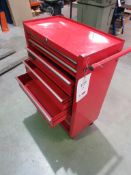 Red tool cabinet, 24" x 13" x 35" high