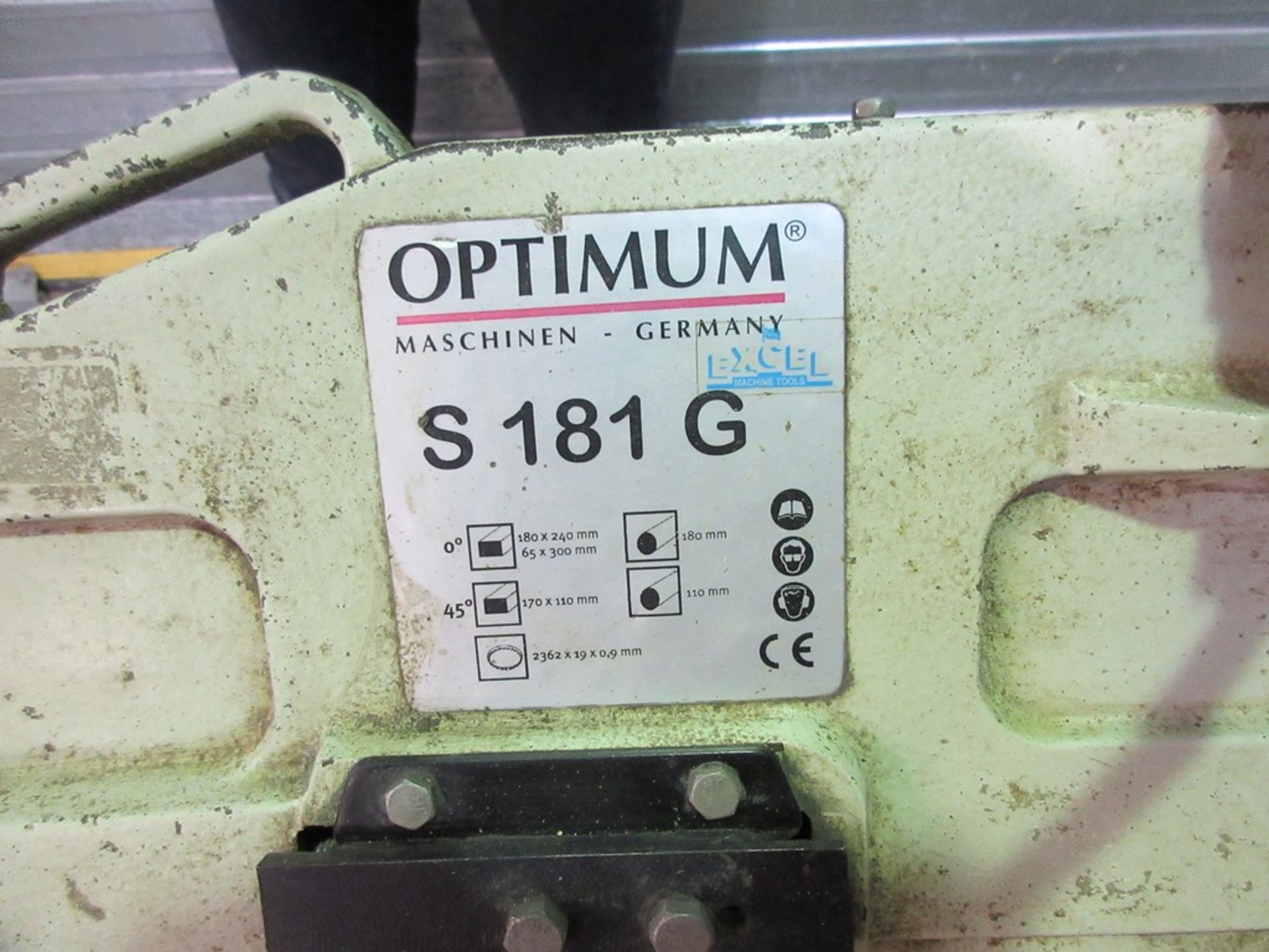 Optimum bandsaw 240v - Image 2 of 4