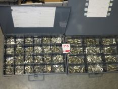 Two boxes of wire terminals