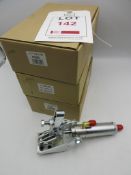 Four pneumatic clamps