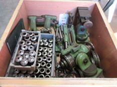 Various tooling for Cincinnati no2 tool and cutter grinding machine