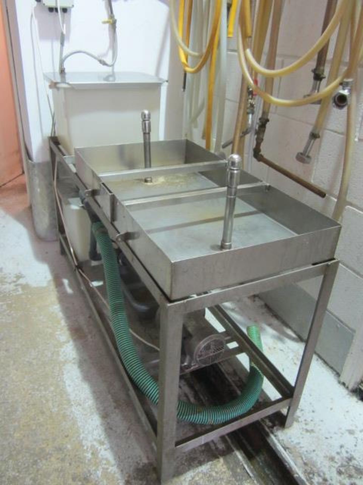 PBC Brewery Solutions twin station cask washer, stainless steel, dimensions 520 x 1530mm (2006) - Image 2 of 6