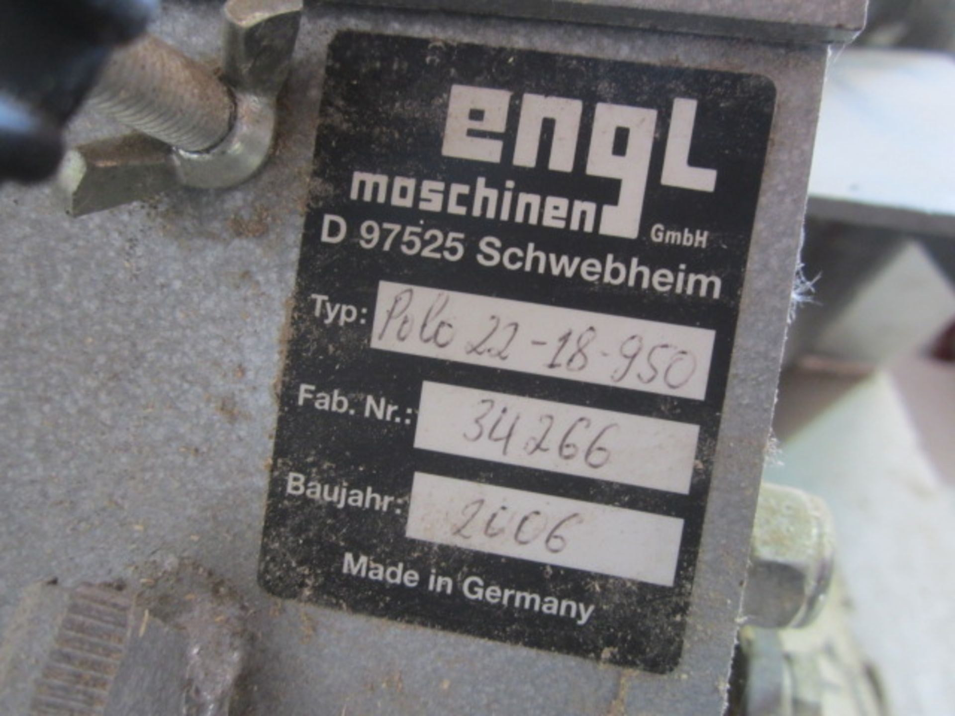 Engl Maschinen Polo 22-18-950 malt mill, hopper dimensions 600 x 600mm, serial no. 34266 (2006), - Image 5 of 9