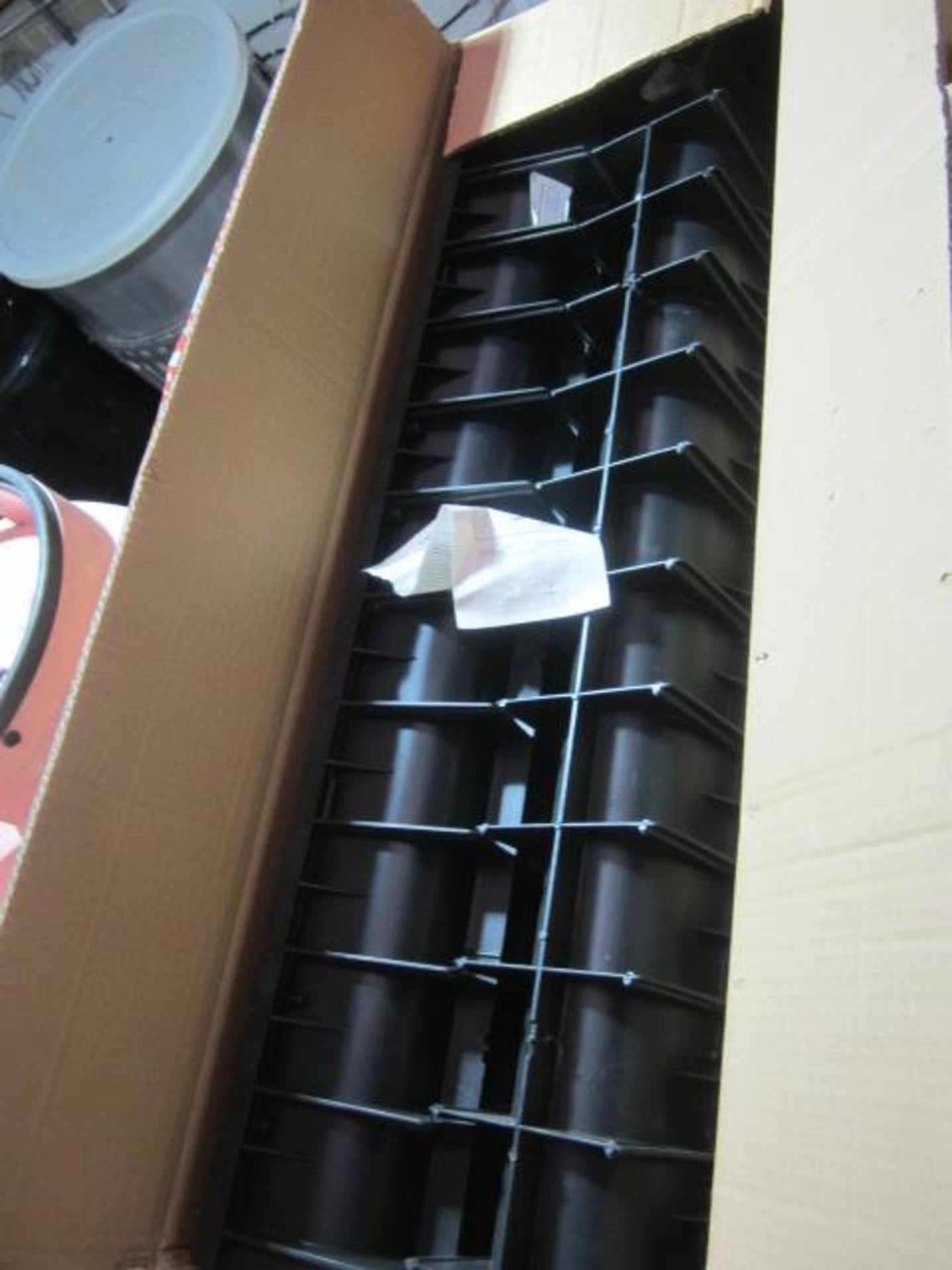 Two boxes of plastic Clark Drain CLKS 425 channel insulation