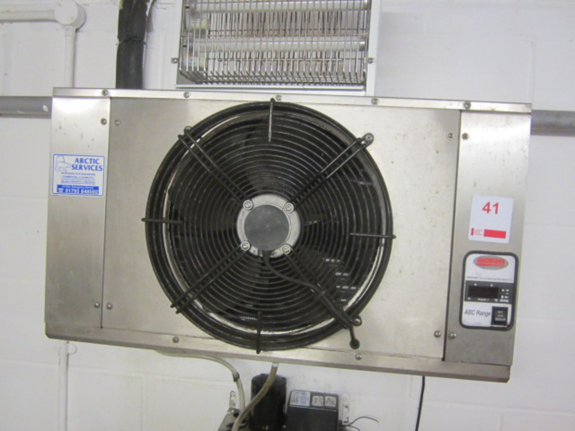 Acson International ABC Range single fan chiller and an Acson single fan condenser unit, model