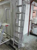 Masterclass Utility 200, 3 section aluminium construction ladder