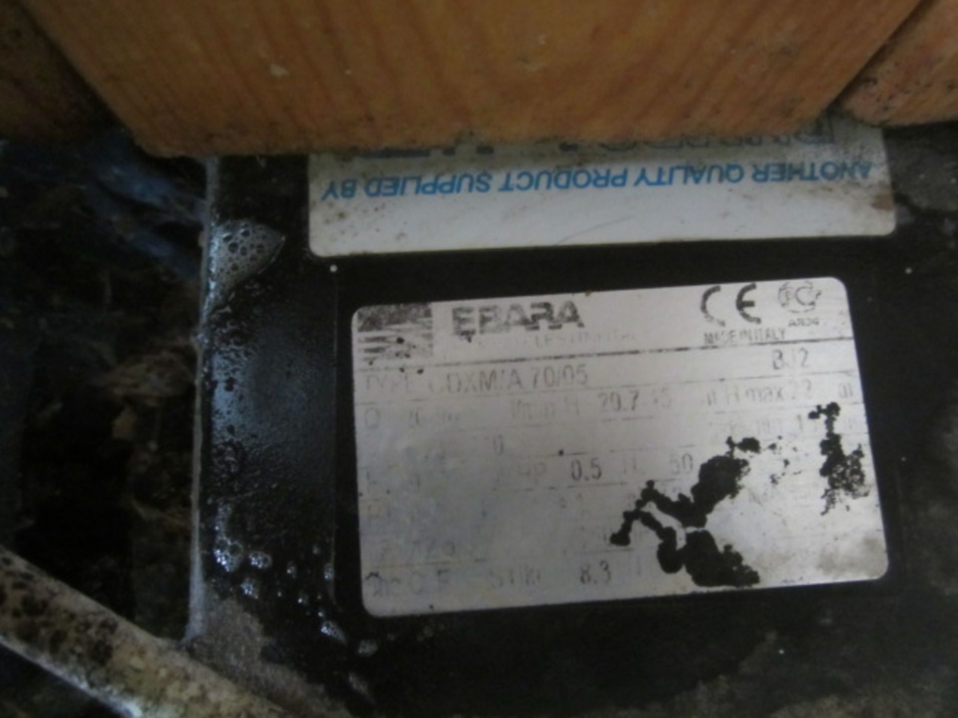 Ebara CDXM/A 70/05 diaphragm pump, serial no. unknown Please note: Acceptance of the final highest - Image 3 of 3