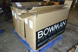 Five various Bowman bike frames (seconds/returns)