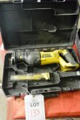 Dewalt DCS 380 18v XR reciprocating saw