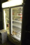 Mondial E1793M1100 twin glass door illuminated freezer