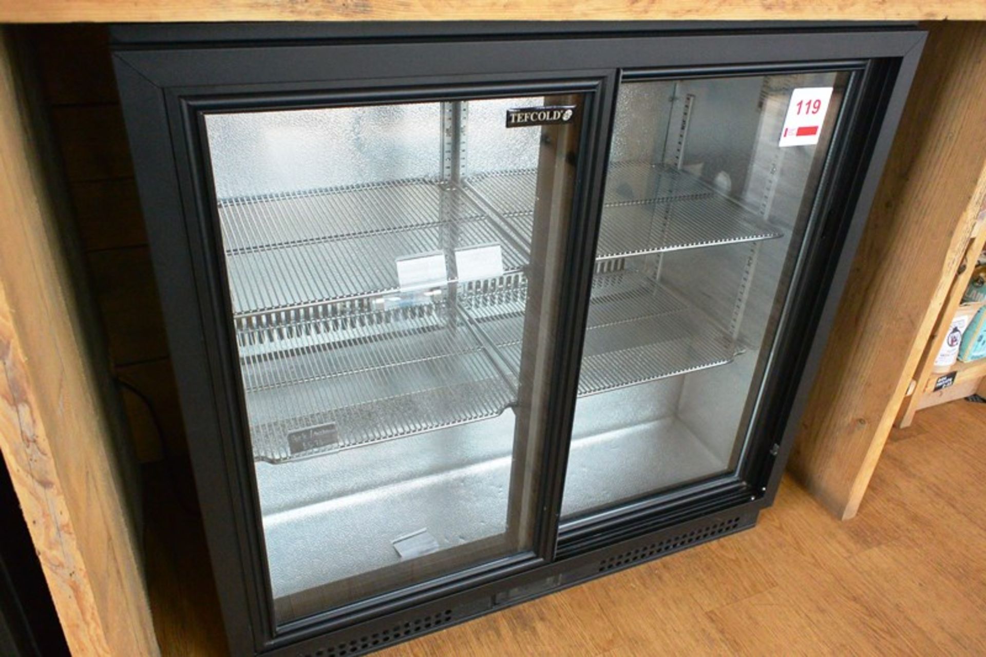 Tefcold BA255 twin glass sliding door bottle chiller (excluding stock)