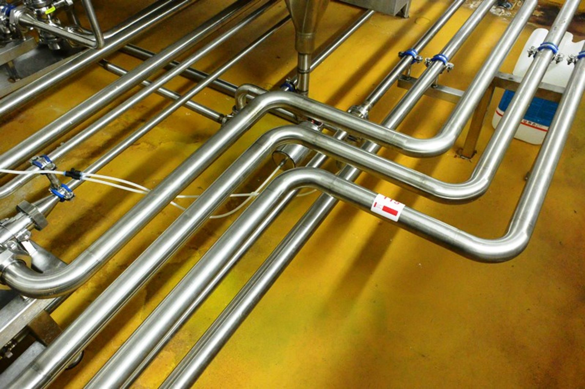 Allowance for quantity of various gauge stainless steel pipework, approx 20m total length