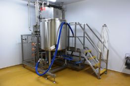 Wincanton Engineering jacketed heated stainless steel mixing tank (2018)