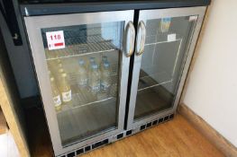 Gamko MXC20250GG310 twin glass door bottle chiller (excluding stock)