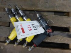 3 Desouter pneumatic drills and JP pneumatic drill