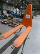 High lift pallet truck