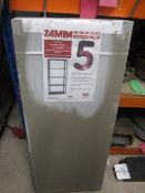 Seven Zamba bolted 5 shelf racking unit