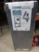 Ten Zamba bolted 4 shelf racking unit