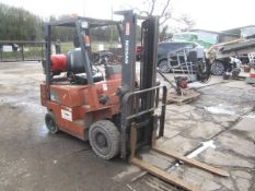 Nissan 18 LPG, duplex mast forklift