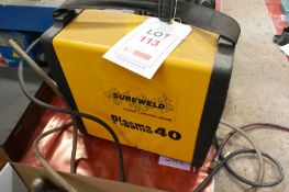 Sureweld Plasma 40 plasma cutter, serial no. 416993/98