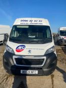 Peugeot Boxer 435 Pro L4 H2 Blue Hdi medium roof diesel panel van, Registration No. BD69 NFC,