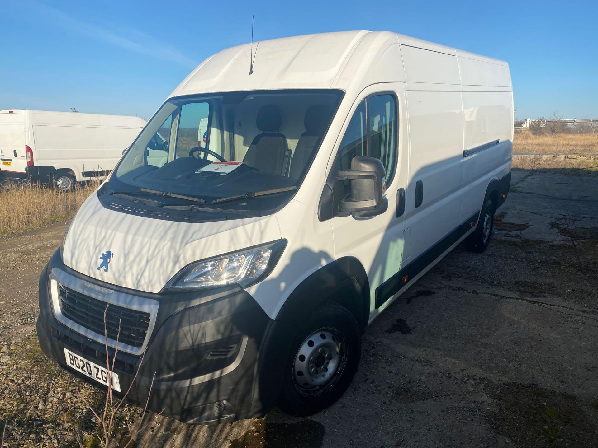 Peugeot Boxer 435 Pro L4 H2 blue Hdi medium roof diesel panel van, 2200cc, Registration No BG20 - Image 3 of 12