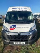 Citroen Relay 35 Heavy L3 H2 Enterprise Blue BHDi 55 diesel high roof panel van, Registration No.