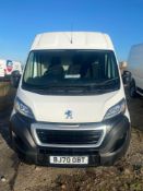 Peugeot Boxer 435 Pro L4 H2 Blue Hdi medium roof diesel panel van, 2200cc, Registration No. BJ70