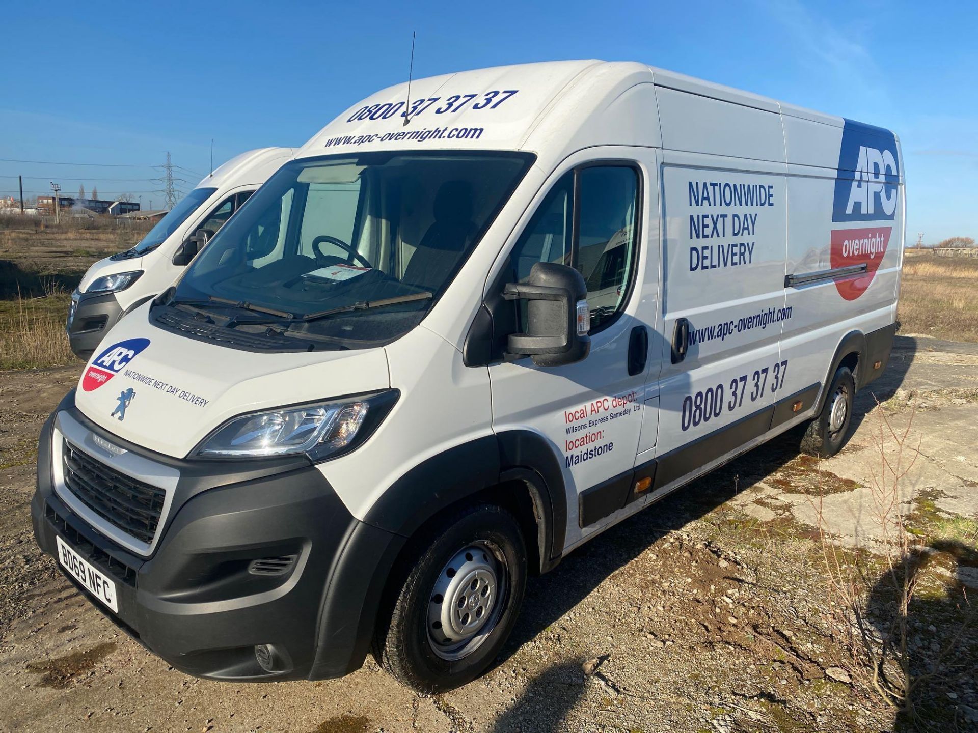 Peugeot Boxer 435 Pro L4 H2 Blue Hdi medium roof diesel panel van, Registration No. BD69 NFC, - Image 3 of 12